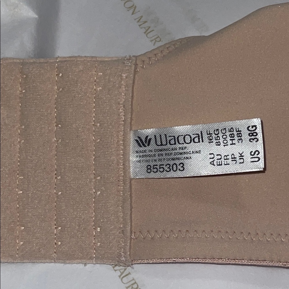 Wacoal Nude Bra Size 38 G - Picture 10 of 17
